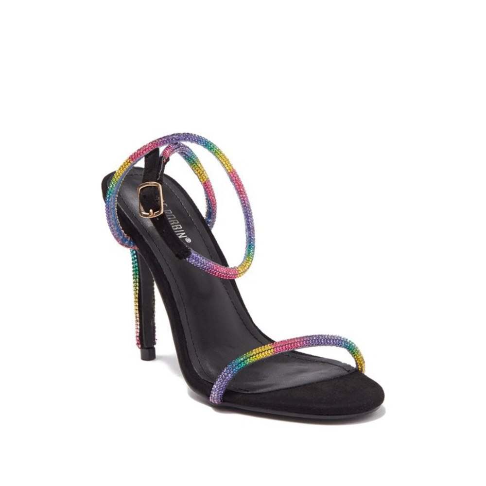 Cape Robbin Rainbow Rhinestone Heels